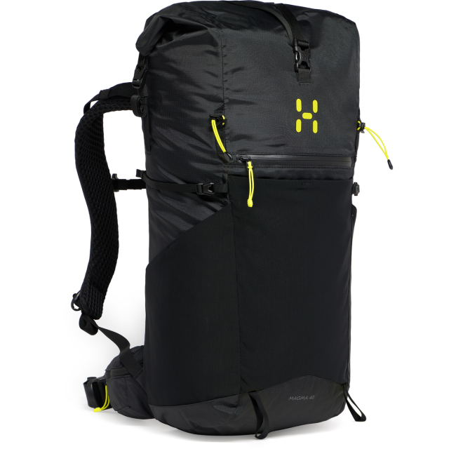 Haglöfs Magma Rolltop 40 WR – Rucsac rolltop 40 L rezistent la apă - Negru True Black