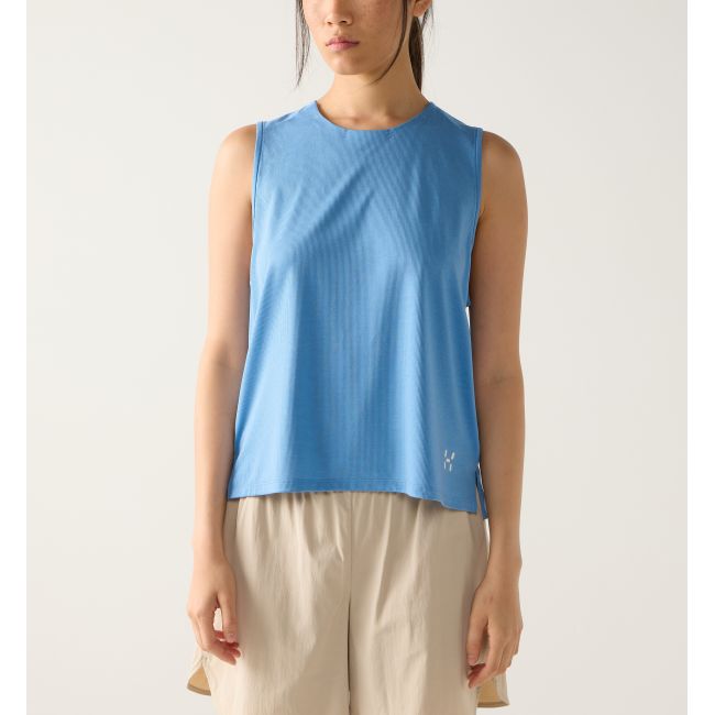 Haglöfs L.I.M Ridge Tank W – Maiou tehnic ușor - Albastru deschis Sky Blue