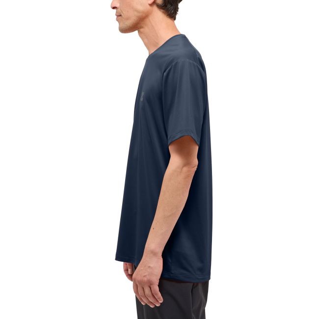 Haglöfs Trekk Tech Tee – Tricou tehnic ultraușor - Albastru închis Tarn Blue