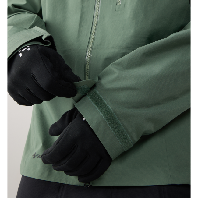 Haglöfs Nallo Touring GTX Jacket – Geacă GORE-TEX pentru tură de schi - Verde Chlorophyll Green