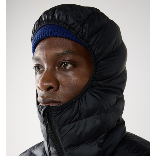Haglöfs Särna Mimic II Hood – Geacă izolată Mimic Gold cu glugă - Negru True Black