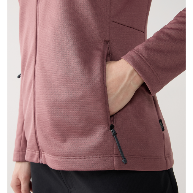 Haglöfs Korp Mid Jacket W – Geacă strat intermediar sport - Roz Misty Mauve
