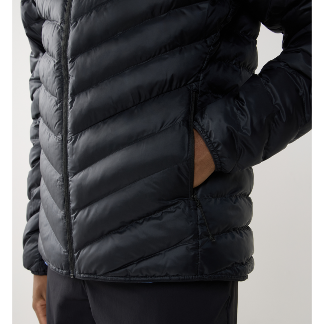Haglöfs Särna Mimic II Hood – Geacă izolată Mimic Gold cu glugă - Negru True Black