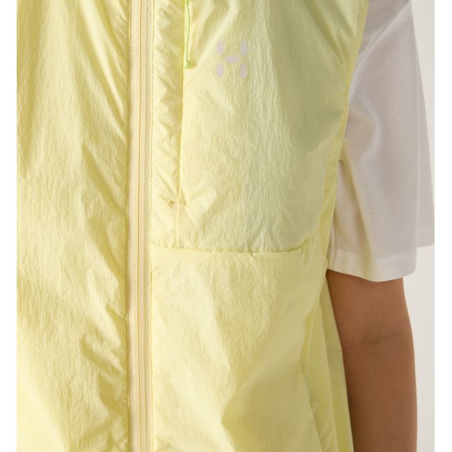 Haglöfs L.I.M Mimic Barrier Vest W – Vestă izolată minimalistă - Galben Yellow Rise