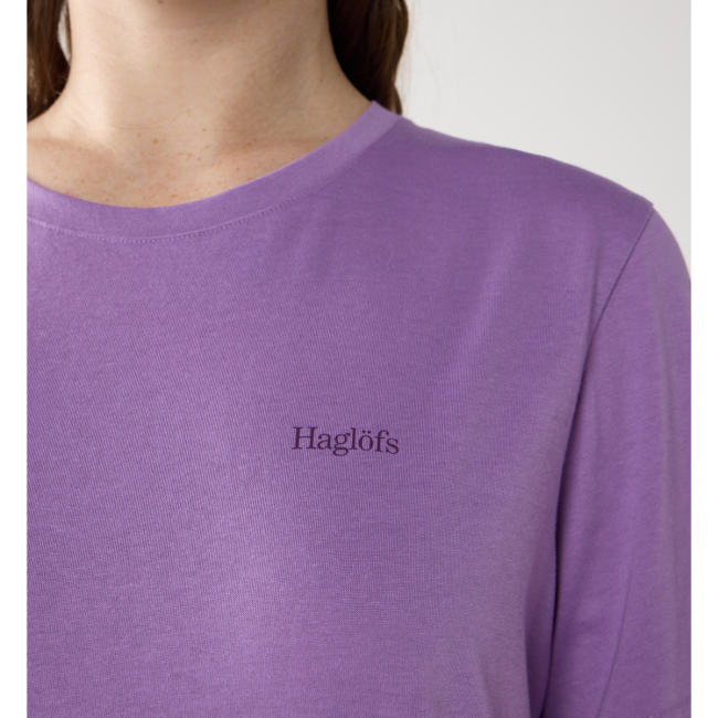 Haglöfs Outsiders Graphic Tee W – Tricou cu imprimeu - Mov Purple Ice 1