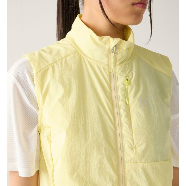 Haglöfs L.I.M Mimic Barrier Vest W – Vestă izolată minimalistă - Galben Yellow Rise