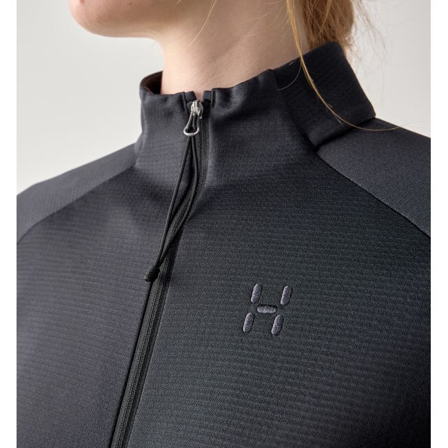 Haglöfs Korp Mid Jacket W – Geacă strat intermediar sport - Negru True Black