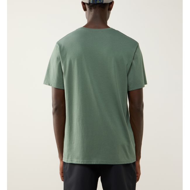 Haglöfs Outsiders Graphic Tee – Tricou cu imprimeu - Verde Chlorophyll Green
