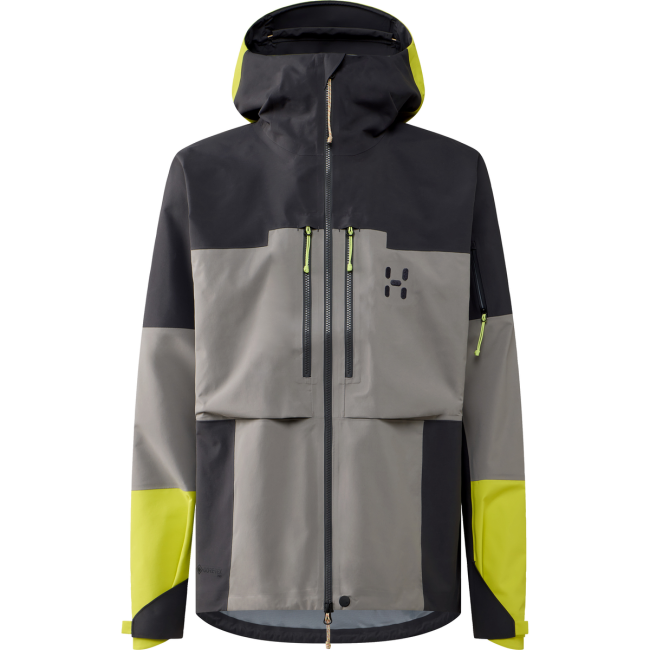 Haglöfs Spitz GTX Pro II Jacket – Geacă GORE-TEX PRO pentru alpinism - Gri Stone Brick/Magnetite