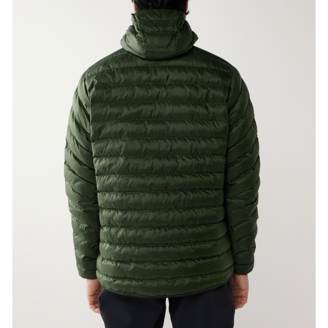 Haglöfs Särna Mimic II Hood – Geacă izolată Mimic Gold cu glugă - Verde închis Seaweed Green