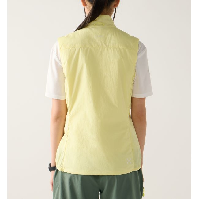 Haglöfs L.I.M Mimic Barrier Vest W – Vestă izolată minimalistă - Galben Yellow Rise