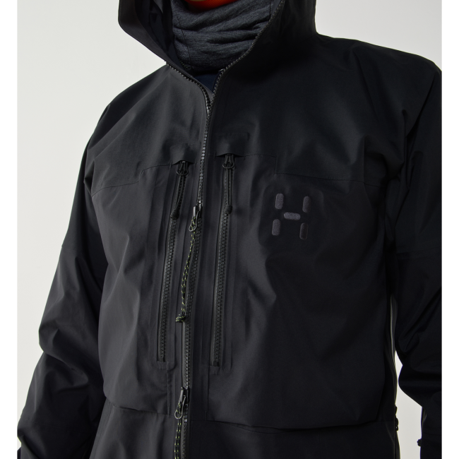 Haglöfs Spitz GTX Pro II Jacket – Geacă GORE-TEX PRO pentru alpinism - Negru True Black