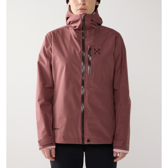 Haglöfs Alert GTX Jacket W – Geacă impermeabilă GORE-TEX - Mov Misty Mauve
