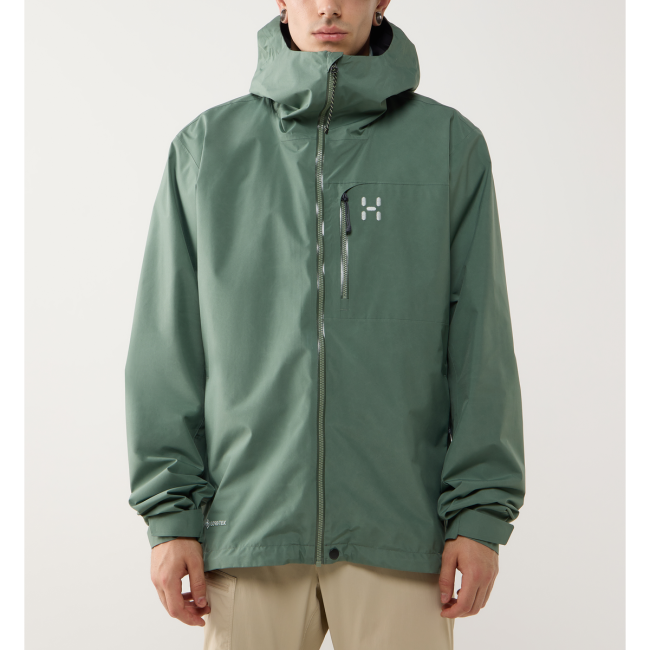 Haglöfs Alert GTX Jacket – Geacă impermeabilă GORE-TEX - Verde Chlorophyll Green
