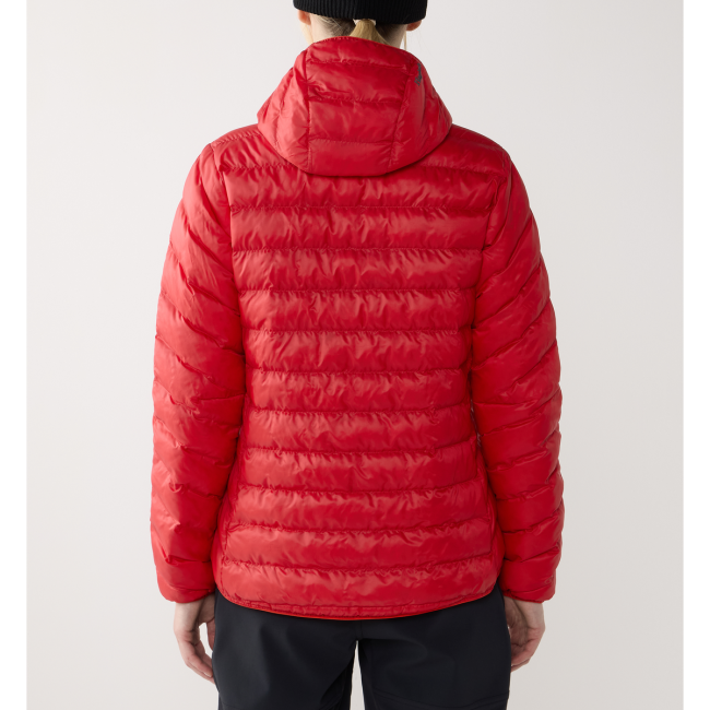 Haglöfs Särna Mimic II Hood W – Geacă izolată Mimic Gold cu glugă - Roșu Bright Red