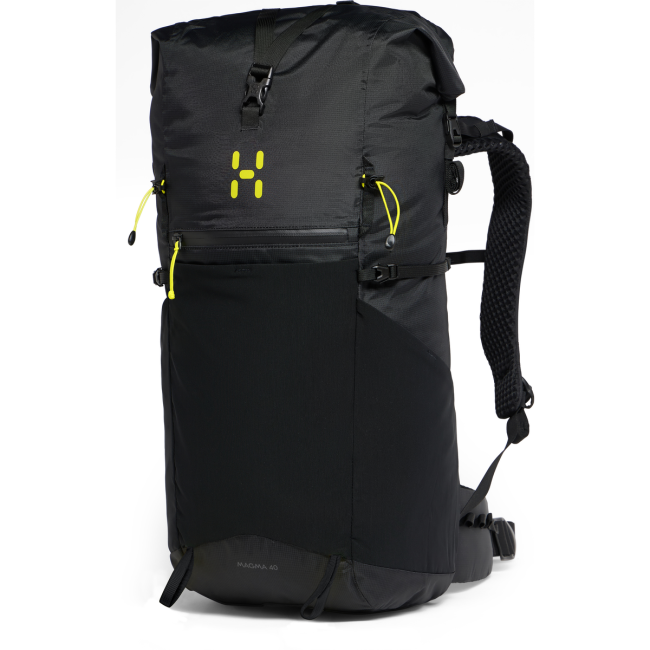 Haglöfs Magma Rolltop 40 WR – Rucsac rolltop 40 L rezistent la apă - Negru True Black