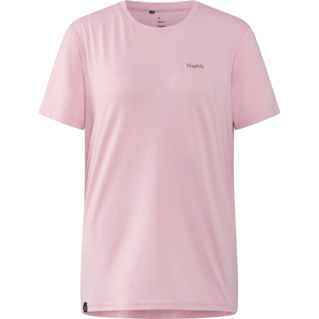Haglöfs Outsiders Graphic Tee W – Tricou cu imprimeu - Roz Dusty Rose