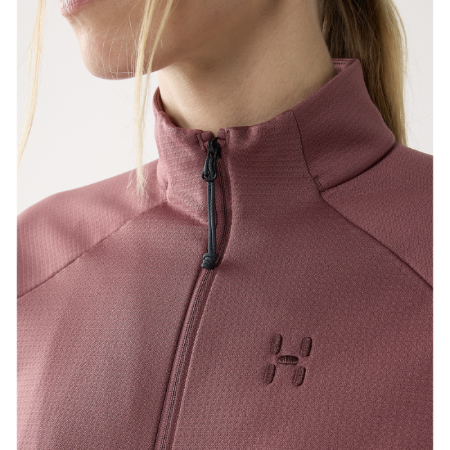 Haglöfs Korp Mid Jacket W – Geacă strat intermediar sport - Roz Misty Mauve