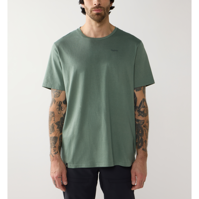 Haglöfs Outsiders Graphic Tee – Tricou cu imprimeu - Verde Chlorophyll Green 1