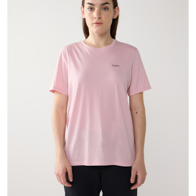 Haglöfs Outsiders Graphic Tee W – Tricou cu imprimeu - Roz Dusty Rose