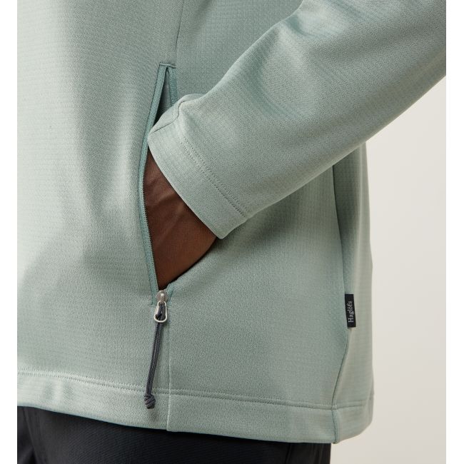 Haglöfs Korp Mid Jacket – Geacă strat intermediar sport - Verde deschis Dew Green