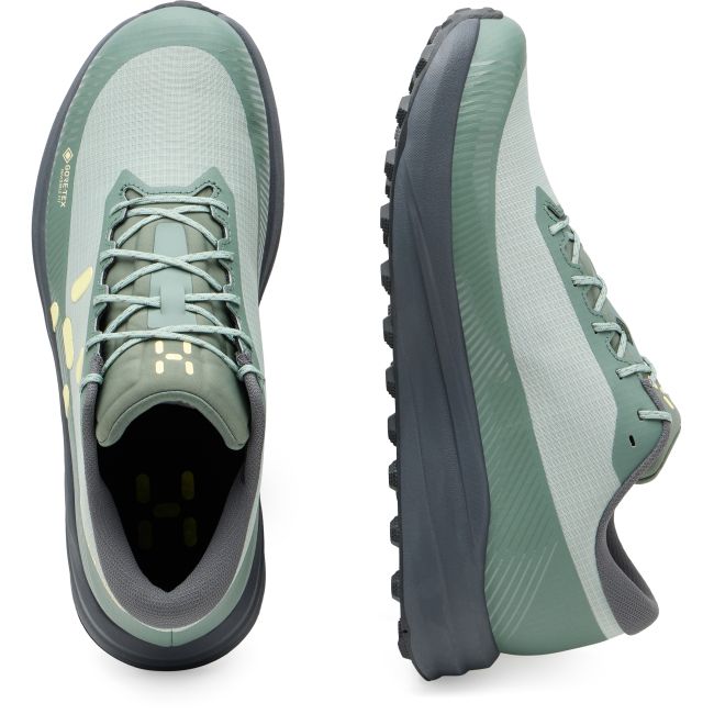 Haglöfs L.I.M Horizon GTX Low – Pantofi outdoor impermeabili GORE-TEX - Verde Chlorophyll Green/Dew Green