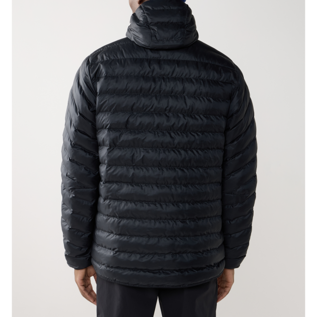 Haglöfs Särna Mimic II Hood – Geacă izolată Mimic Gold cu glugă - Negru True Black