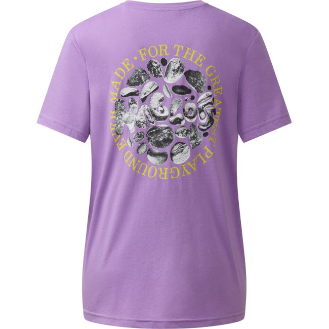 Haglöfs Outsiders Graphic Tee W – Tricou cu imprimeu - Mov Purple Ice