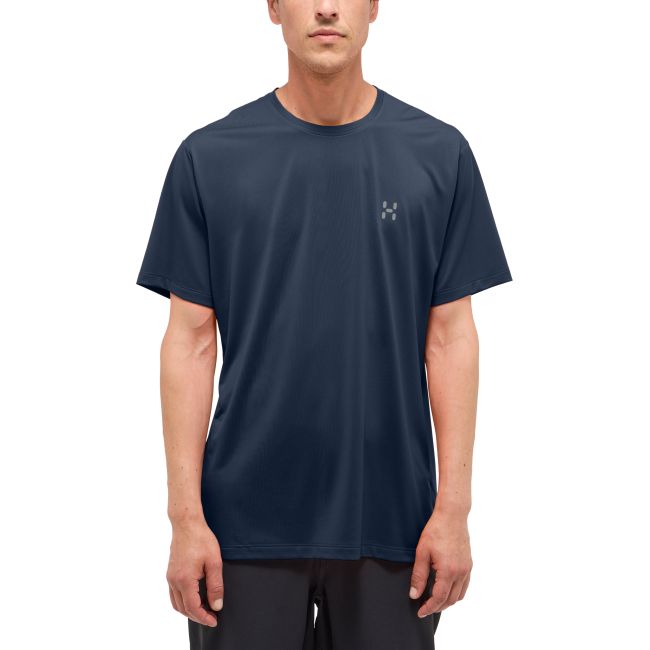 Haglöfs Trekk Tech Tee – Tricou tehnic ultraușor - Albastru închis Tarn Blue