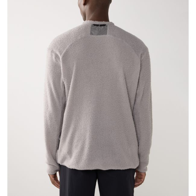Haglöfs Vara Alpha Sweater – Bluză tehnică strat intermediar - Gri Stone Brick