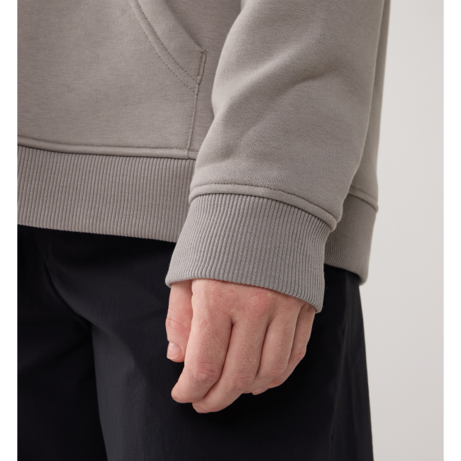 Haglöfs Hoodie W – Hanorac din bumbac organic - Gri Stone Brick