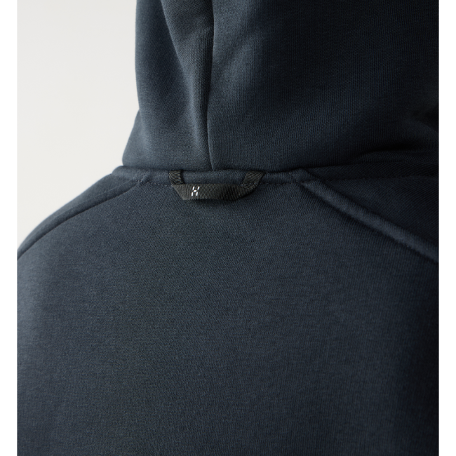 Haglöfs Hoodie W – Hanorac din bumbac organic - Negru True Black