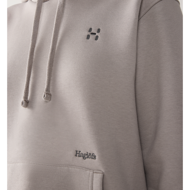 Haglöfs Hoodie W – Hanorac din bumbac organic - Gri Stone Brick