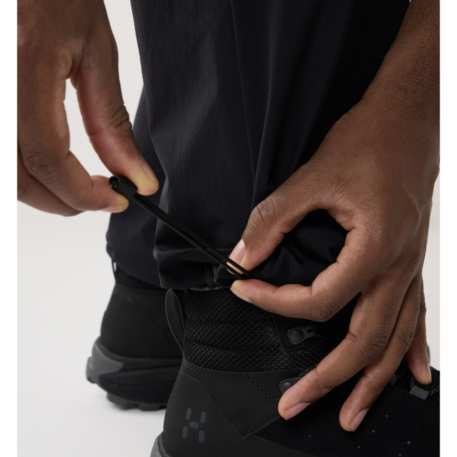 Haglöfs Levante Pant – Pantaloni outdoor aerisiți - Negru True Black