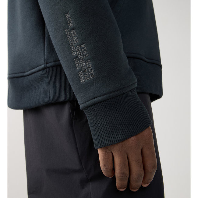 Haglöfs Hoodie – Hanorac din bumbac organic - Negru True Black