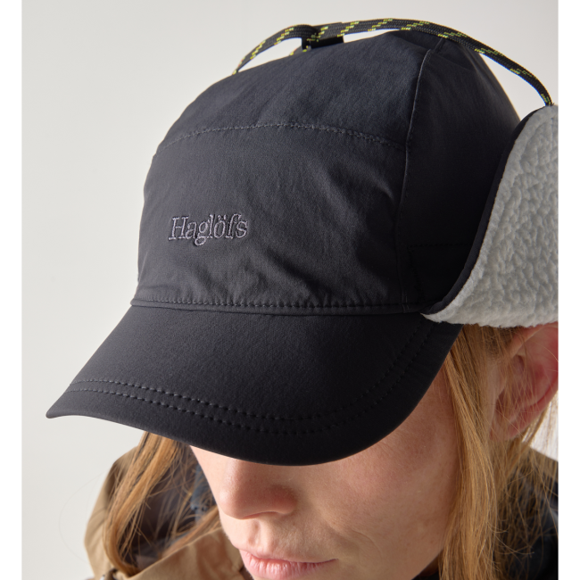 Haglöfs Mountain II Cap – Căciulă cu cozoroc de iarnă - Negru True Black