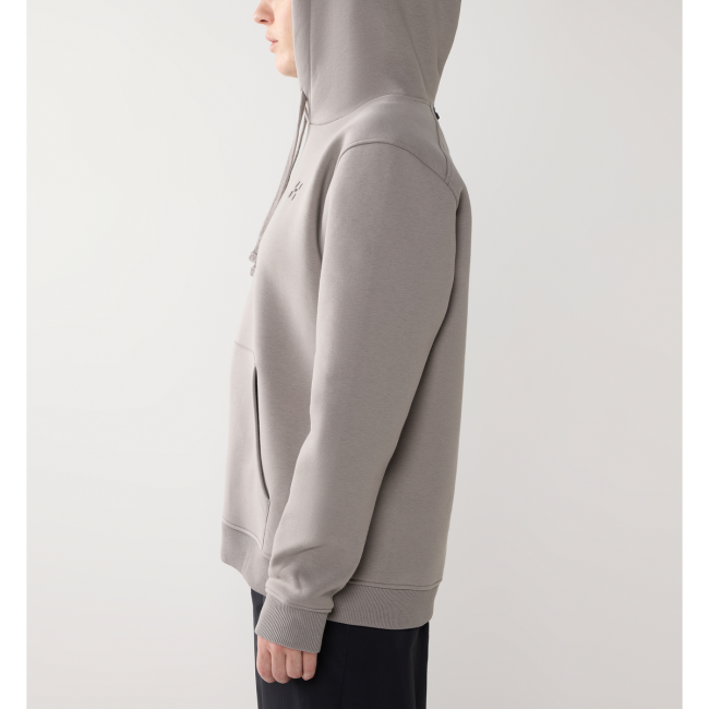 Haglöfs Hoodie W – Hanorac din bumbac organic - Gri Stone Brick