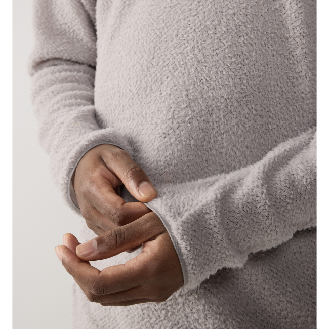 Haglöfs Vara Alpha Sweater – Bluză tehnică strat intermediar - Gri Stone Brick