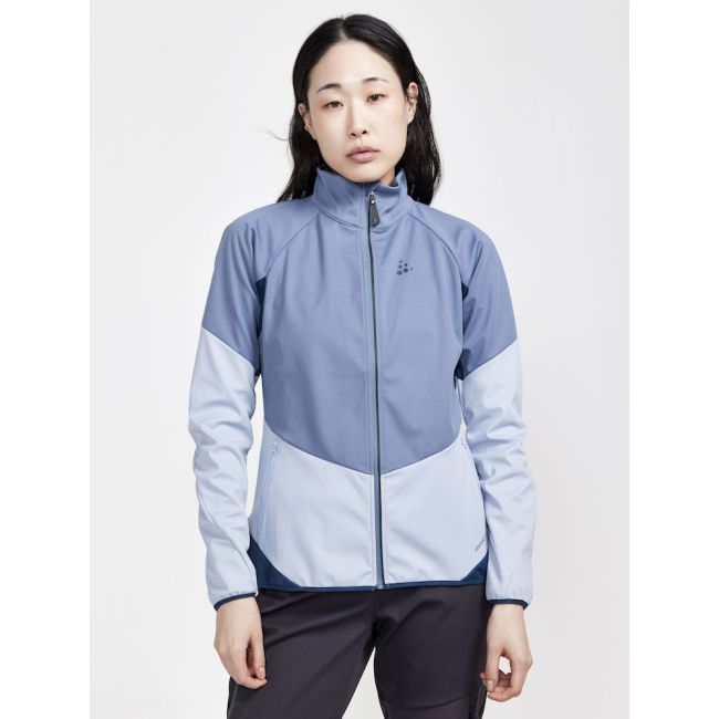 Craft Glide Jacket W – Geacă softshell de schi fond - Albastru deschis