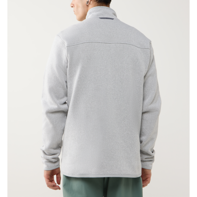Haglöfs Swook II Mid Jacket – Geacă fleece strat intermediar - Gri Stone Grey/Soft White
