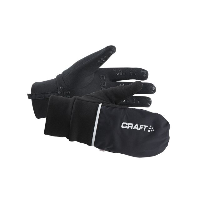 Craft Hybrid Weather Glove – Mănuși de ciclism 2 în 1 - Negru