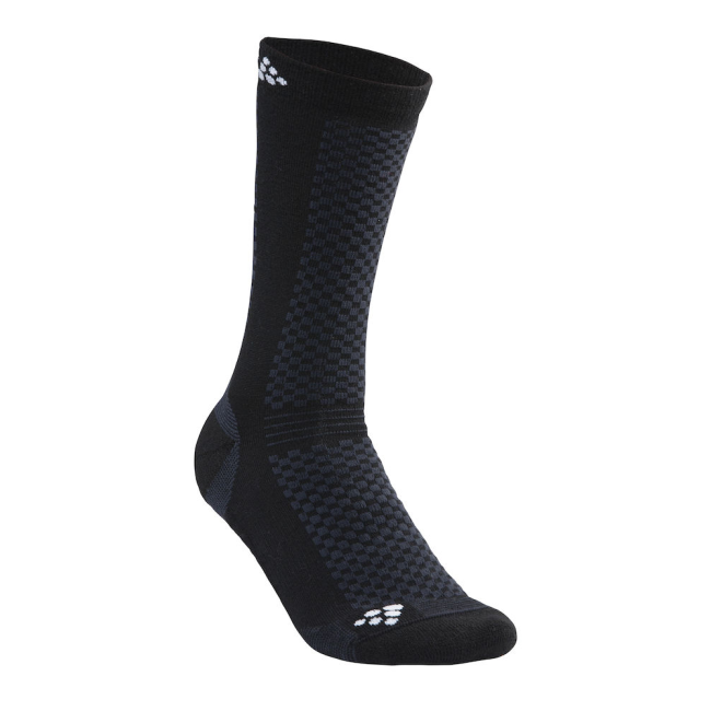 Craft Warm Mid 2-PACK Sock – Șosete calde de antrenament, 2 perechi - Negru
