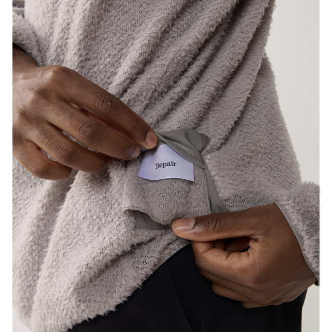 Haglöfs Vara Alpha Sweater – Bluză tehnică strat intermediar - Gri Stone Brick