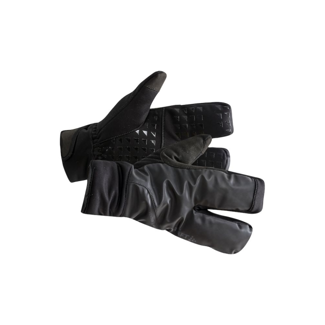 Craft Siberian 2.0 Split Finger Glove – Mănuși de ciclism de iarnă cu degete împărțite - Negru