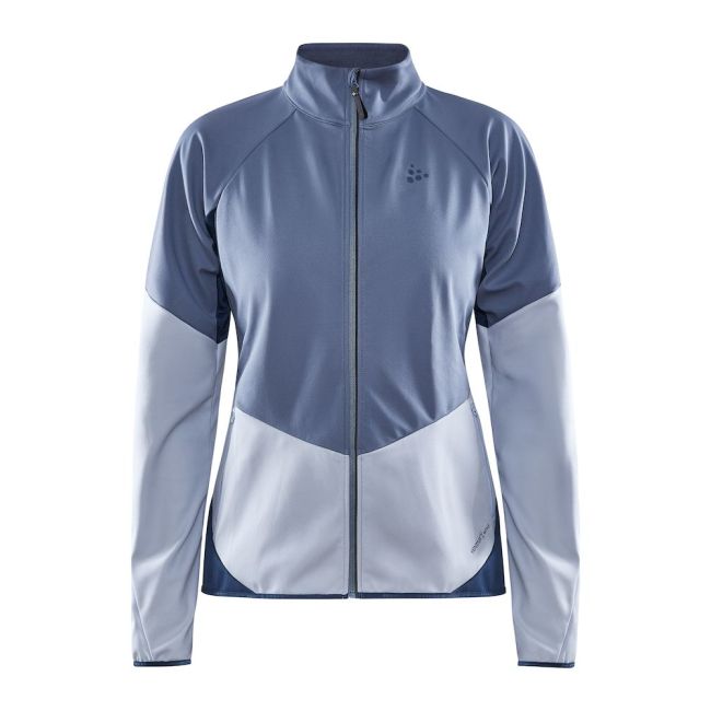 Craft Glide Jacket W – Geacă softshell de schi fond - Albastru deschis