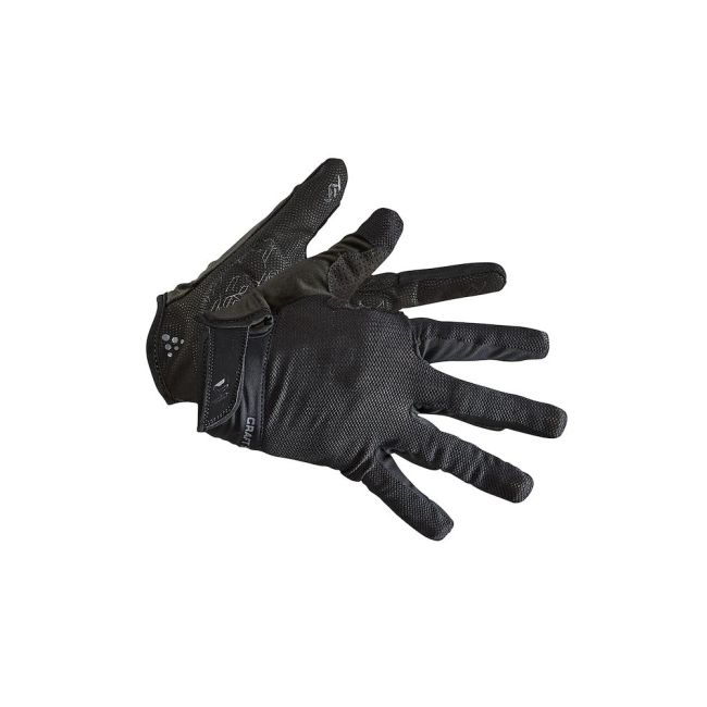 Craft Pioneer Gel Glove – Mănuși de ciclism cu gel, degete lungi - Negru