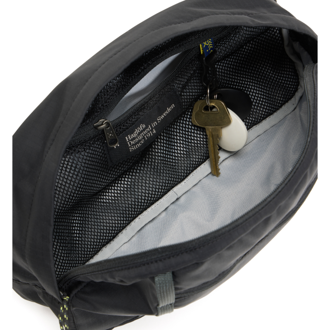Haglöfs Tight Hip Pack 3,5 – Borsetă 3,5 L - Negru True Black/Magnetite