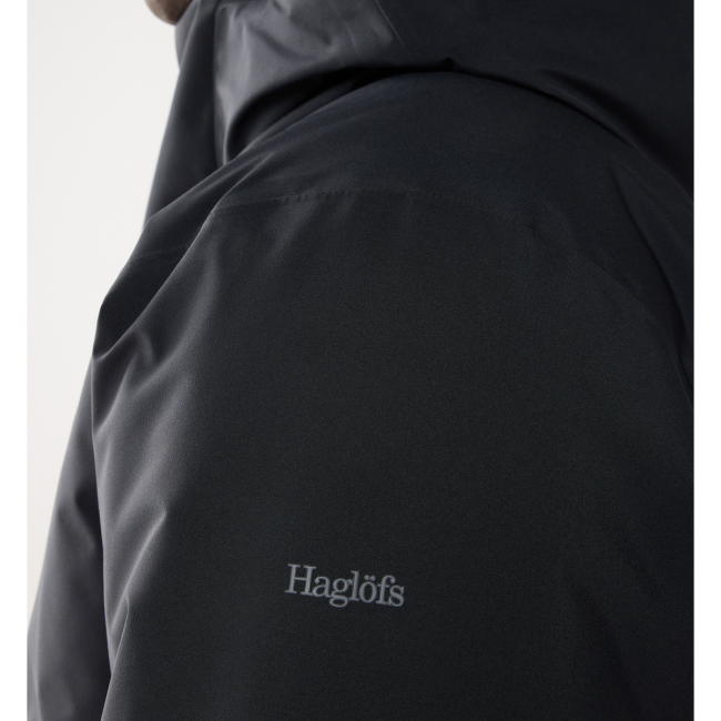 Haglöfs Yra Mimic Proof Parka – Parka izolată impermeabilă - Negru True Black