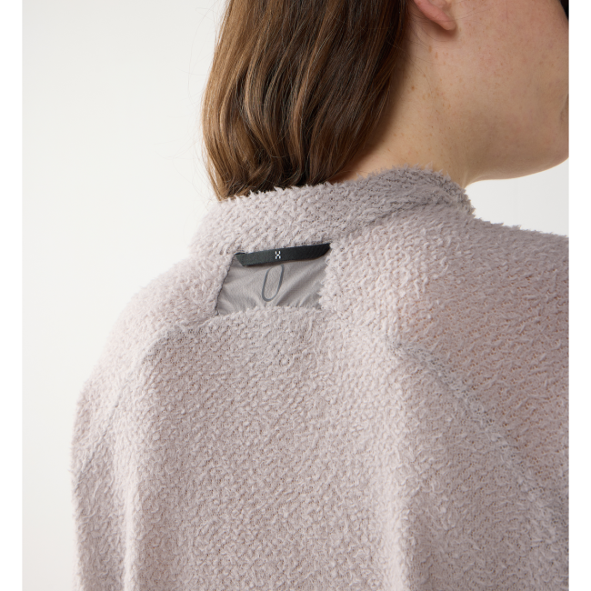 Haglöfs Vara Alpha Sweater W – Bluză tehnică strat intermediar - Gri Stone Brick