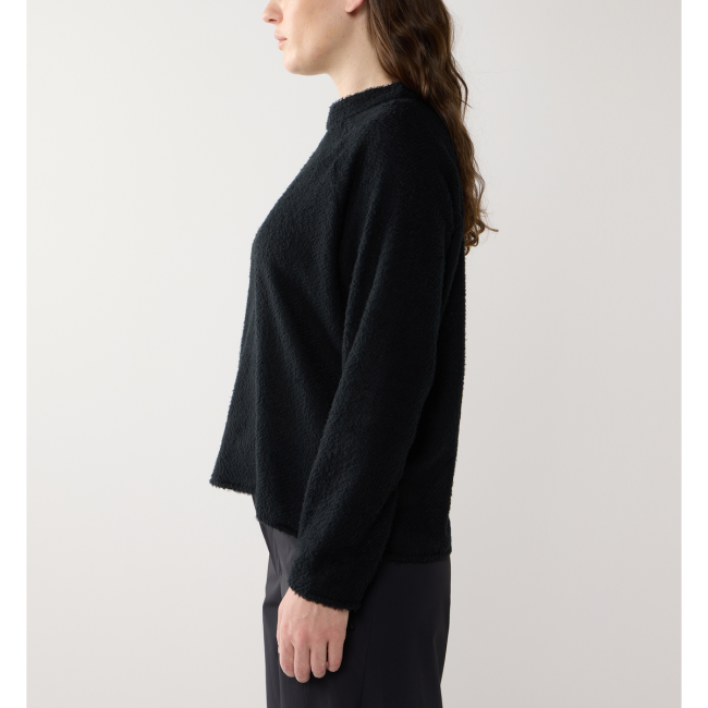 Haglöfs Vara Alpha Sweater W – Bluză tehnică strat intermediar - Negru True Black